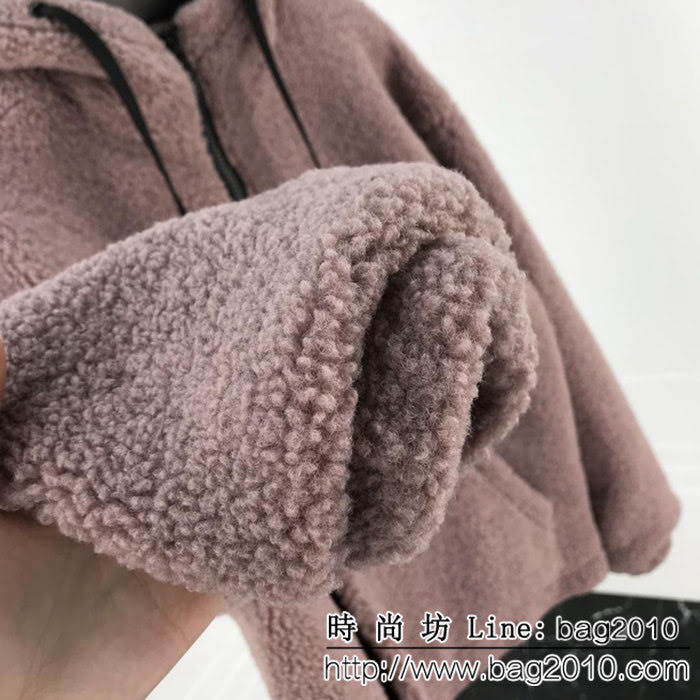 SUPREME18冬季新款 羊羔毛刺繡字母 套頭衛衣 男女同款 ydi1567